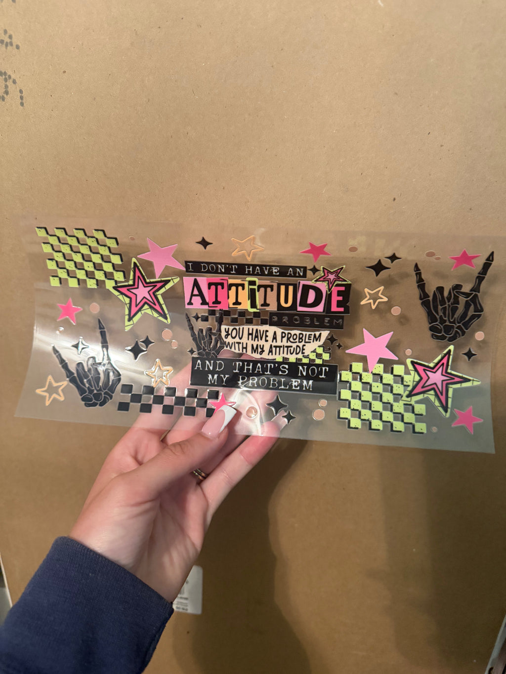 I dont have a attitude cup wrap