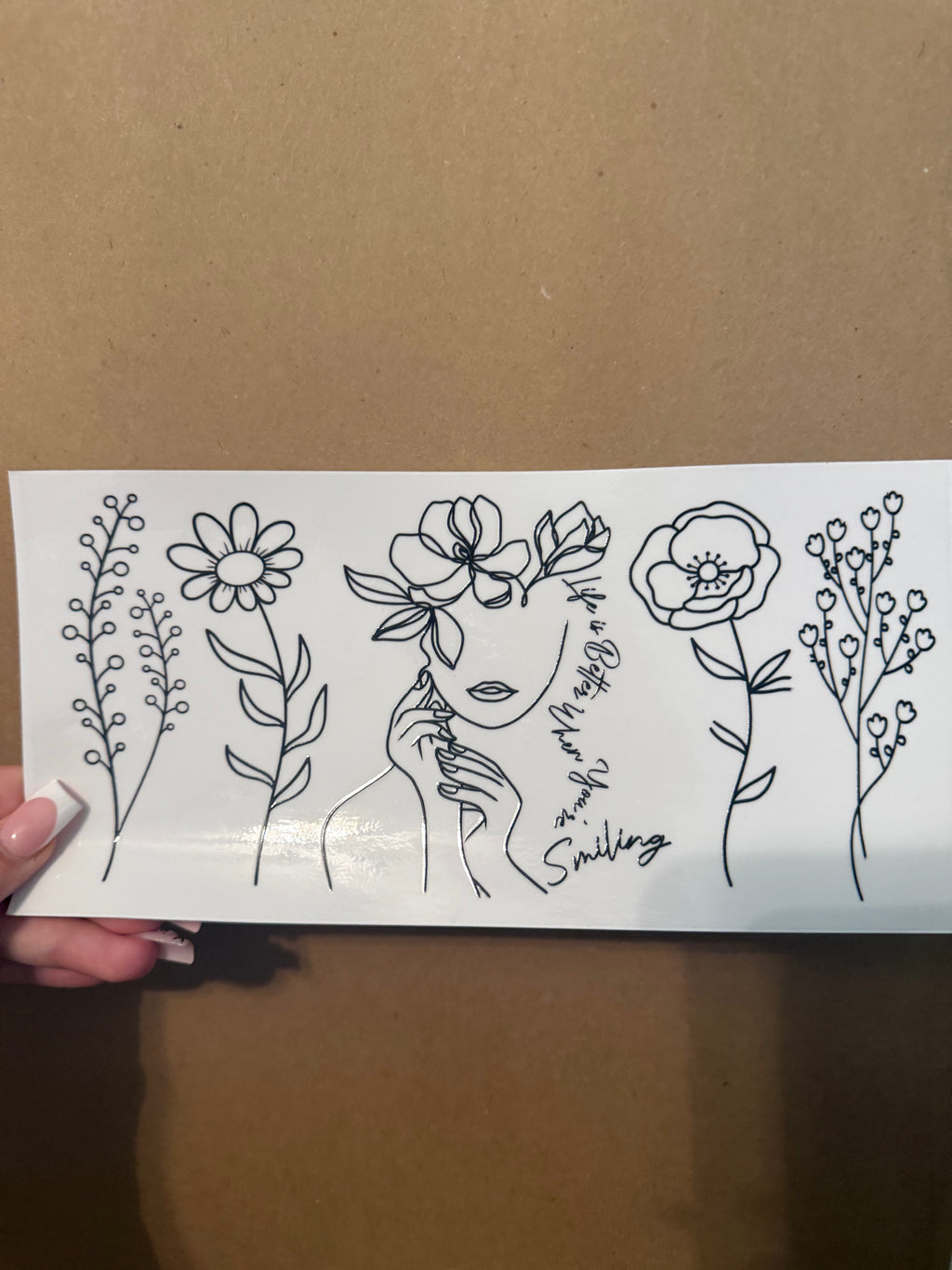 Life is better cup wrap