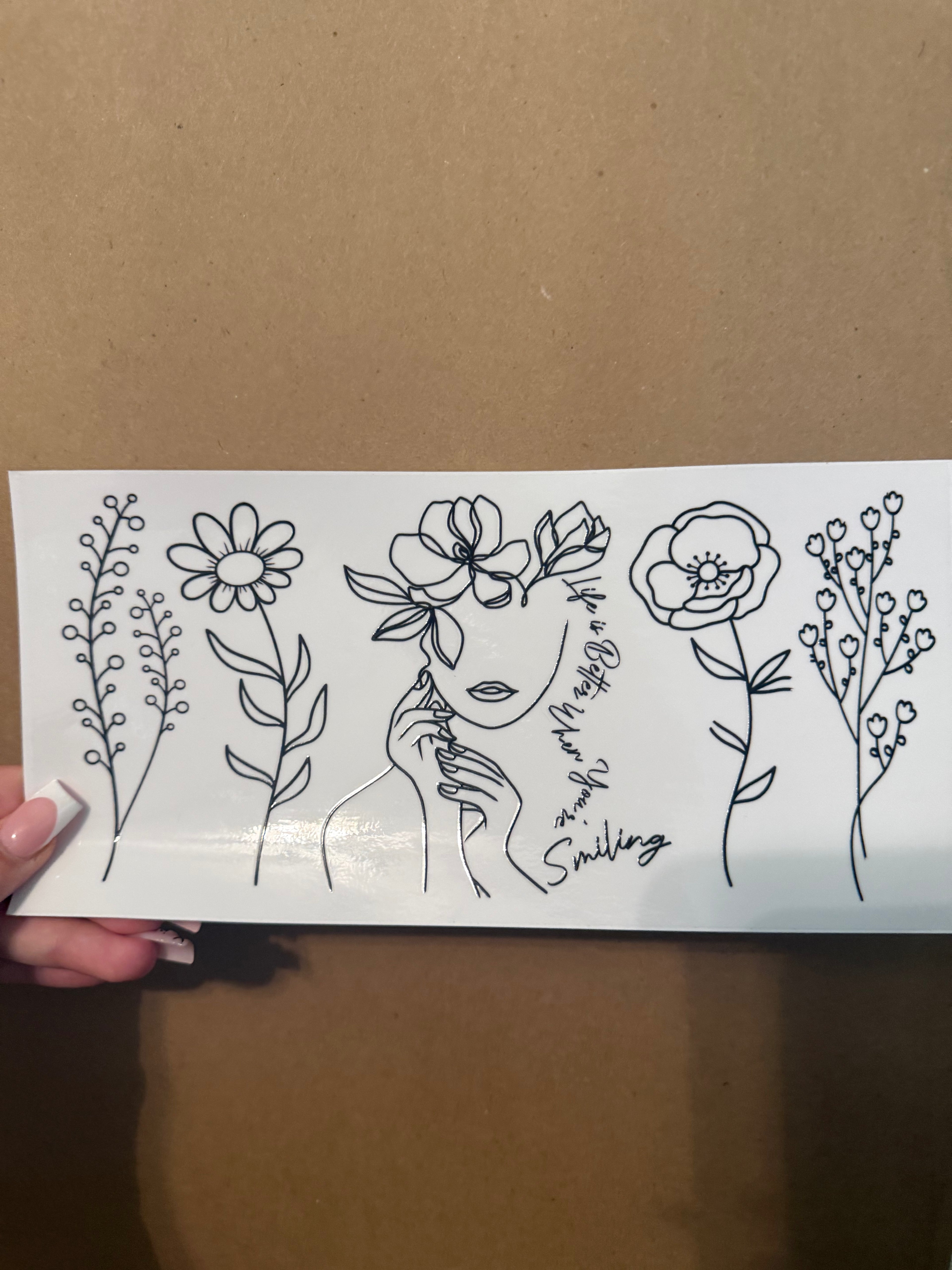 Life is better cup wrap